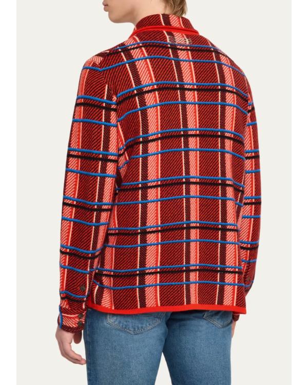 Saturday Night Live S52 Shane Gillis Red Plaid Shirt - view 3