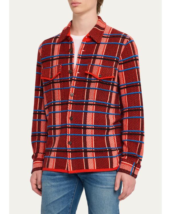 Saturday Night Live S52 Shane Gillis Red Plaid Shirt - view 4