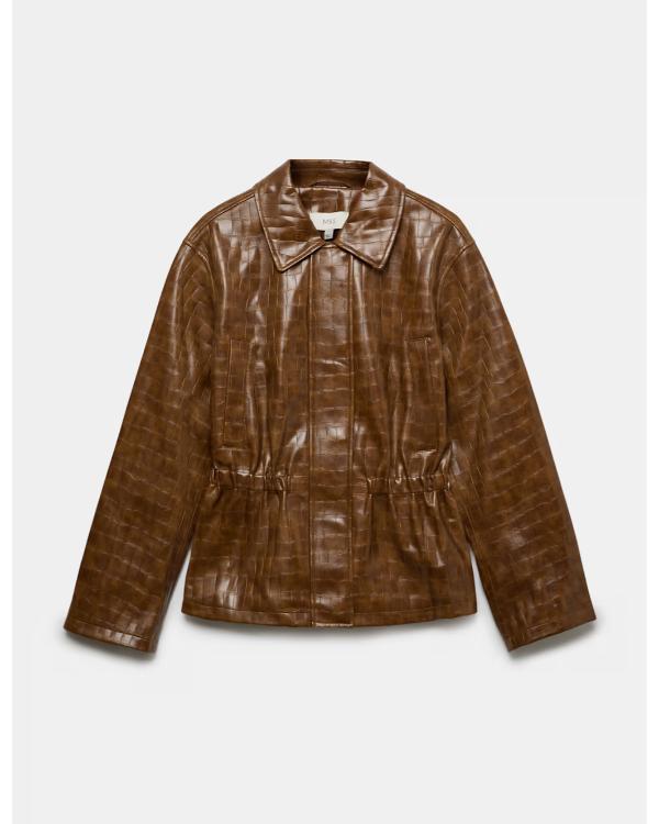 Saturday Night Live UK 2026 Croc Faux Leather Jacket - view 2