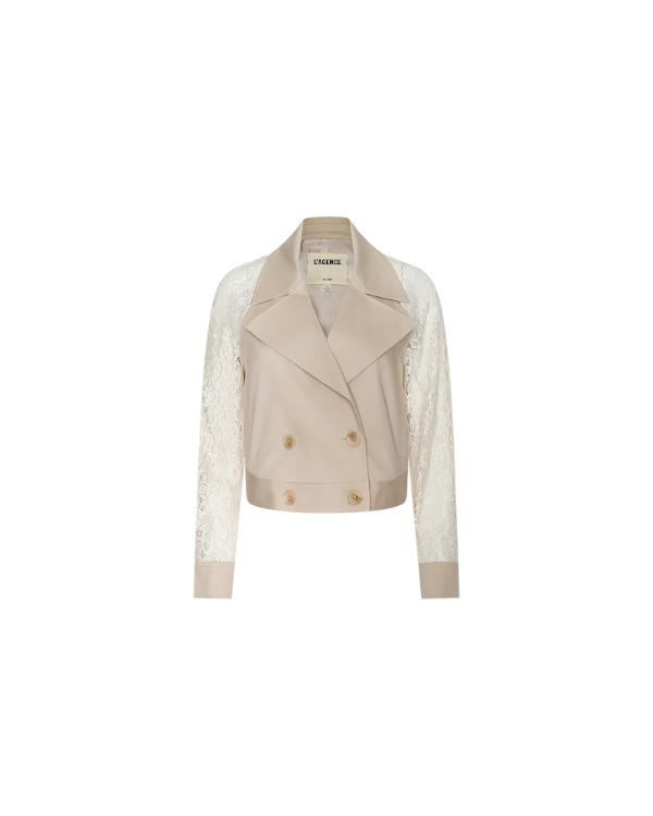 General Hospital 2026 Kelly Kruger Cropped Trench Jacket - view 2