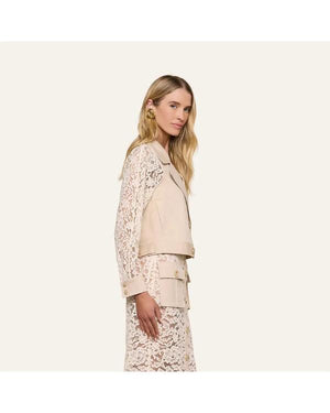 General Hospital 2026 Kelly Kruger Cropped Trench Jacket - view 4