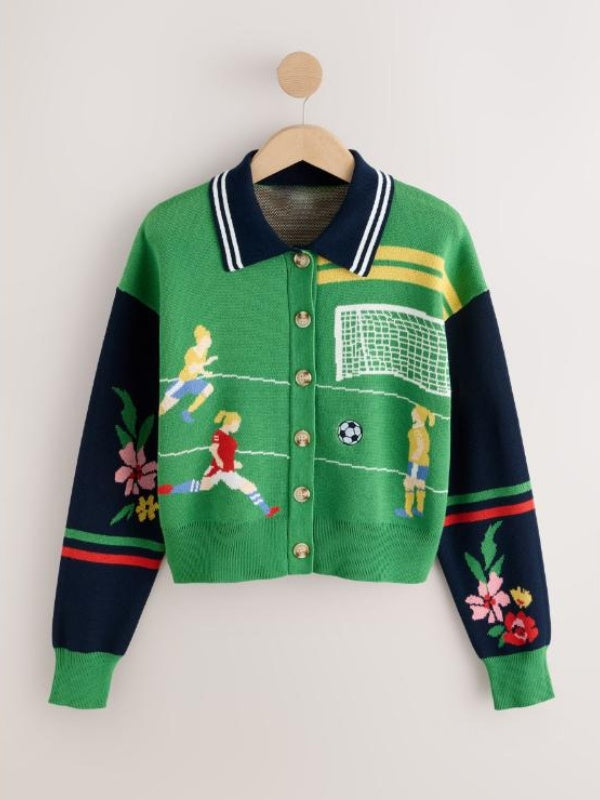 Sharlene Whyte The Celebrity Traitors S2 Football Cardigan - view 2