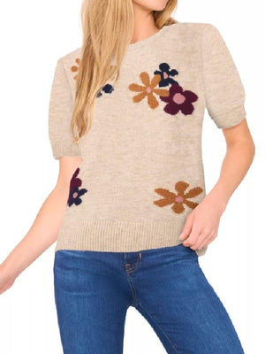 Christine Brown Sister Wives S21 Floral Knit Sweater - view 2