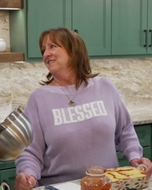 Sister Wives S21 Women's Purple Blessed Sweater