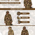 Snoop Dogg Camouflage Blanket Hoodie