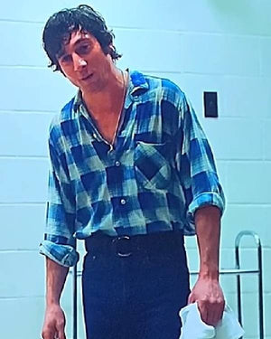 Springsteen Deliver Me from Nowhere Jeremy Allen White Blue Plaid Shirt