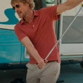 Stick Owen Wilson Red Polo Shirt