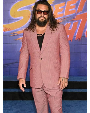 Street Fighter Premiere 2026 Jason Momoa Pink Suit