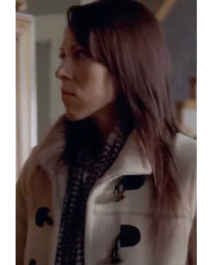 Supernatural S03 Rebecca Reichert Tan Wool Peacoat