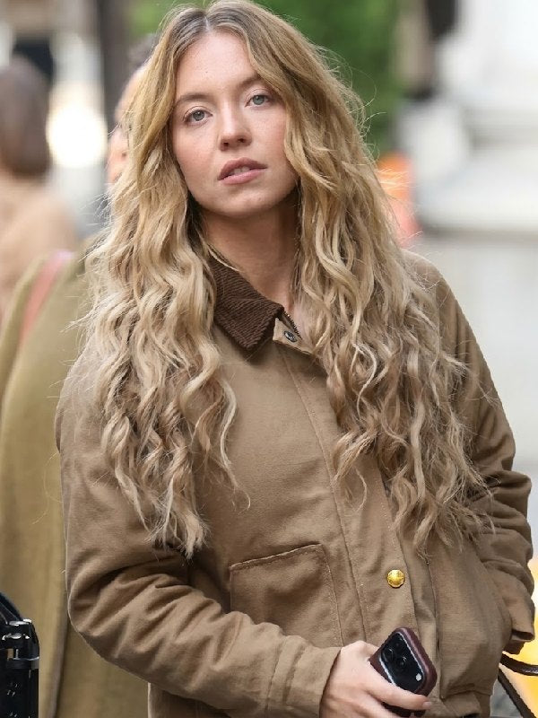 Sydney Sweeney The Housemaid's Secret Brown Jacket
