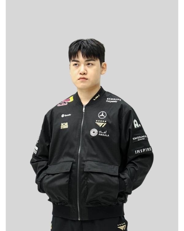 2025 T1 Worlds Uniform Black Jacket