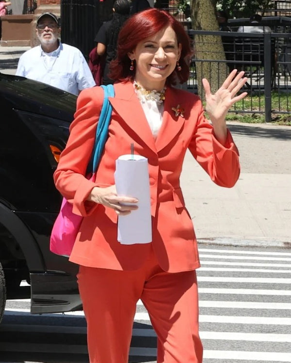 Elsbeth S04 Carrie Preston Orange Suit - view 3