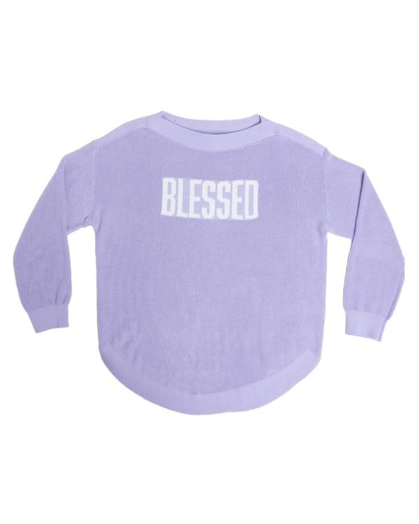 Sister Wives S21 Women's Purple Blessed Sweater - view 2