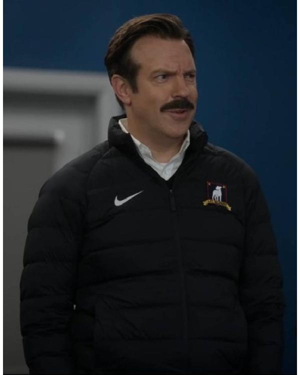 Ted Lasso S04 Jason Sudeikis Black Puffer Jacket - view 3