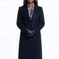 The Diplomat S04 Billie Appiah Black Coat