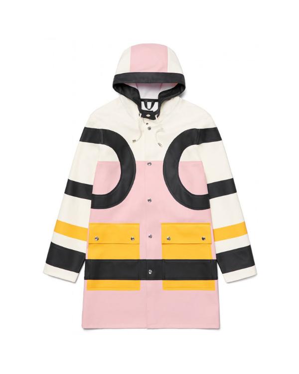 The Traitors New Blood S01 Pink Colorblock Raincoat