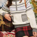Taylor Swift Folklore Album Quarter Zip Up Sweater