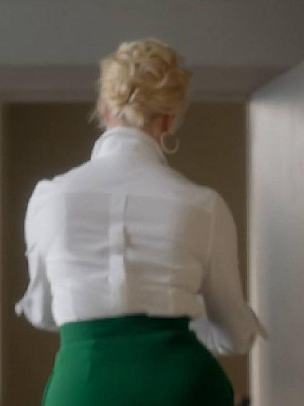 Hannah Waddingham Ted Lasso S4 White Tuxedo Shirt
