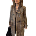 Ted Lasso S04 Zelda Southport Distressed Leather Coat