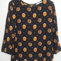 Ted Lasso S4 Annette Badland Orange Disc Print Top