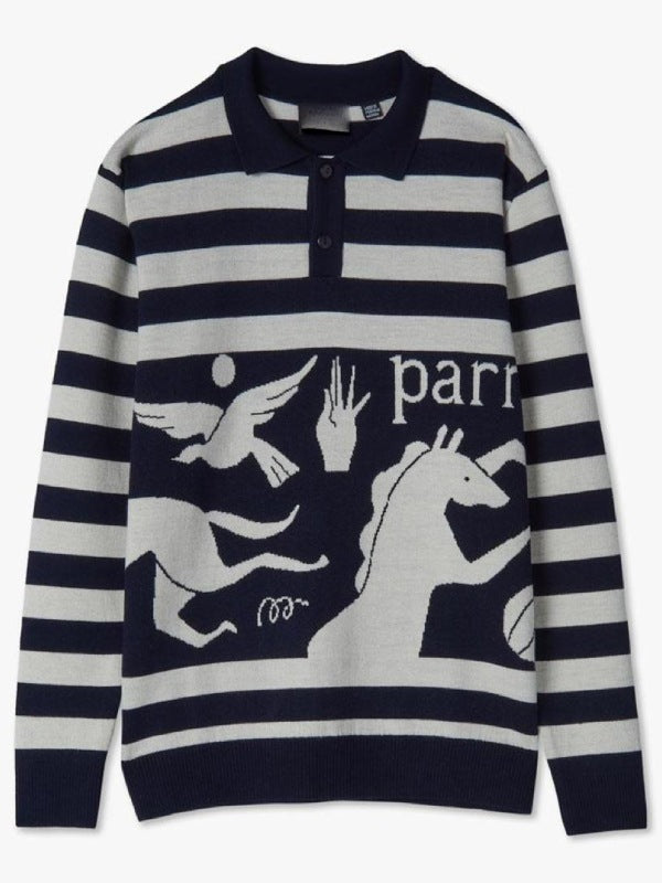 Ted Lasso S4 David Elsendoorn Bird Horse Polo Pullover