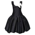 The Celebrity Traitors S02 Claudia Winkleman Black Pleated Dress