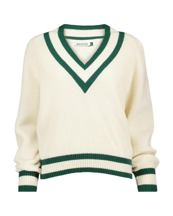 The Celebrity Traitors S02 Jerry Hall Cream Wool Jumper - view 2