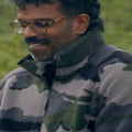 The Celebrity Traitors S02 Romesh Ranganathan Camo Fleece Jacket