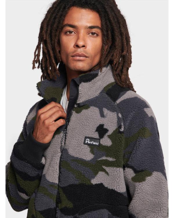 The Celebrity Traitors S02 Romesh Ranganathan Camo Fleece Jacket - view 3