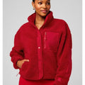 The Celebrity Traitors S02 Hannah Red Fry Teddy Jacket