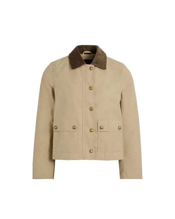 The Celebrity Traitors S02 Jerry Hall Brown Cotton Jacket - view 2