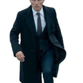 The Diplomat Hal Wyler Black Wool Coat