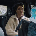 The Family Plan 2 Michelle Monaghan Sherpa Fleece Jacket