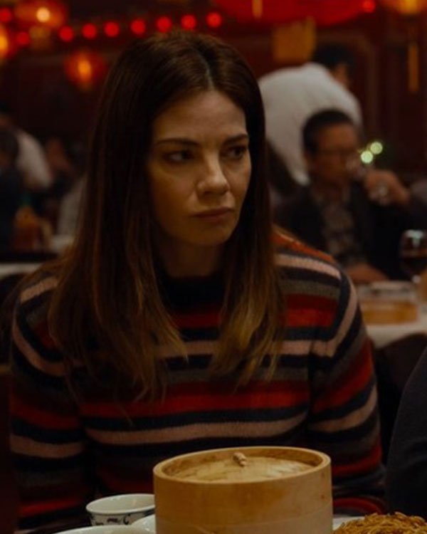 The Family Plan 2 Michelle Monaghan Striped Sweater