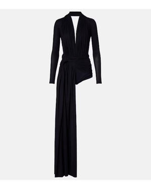 The Kardashians S08 Khloe Kardashian Asymmetric Draped Dress - view 2