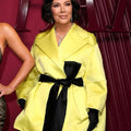 The Kardashians S8 Kris Jenner Yellow Wrap Coat