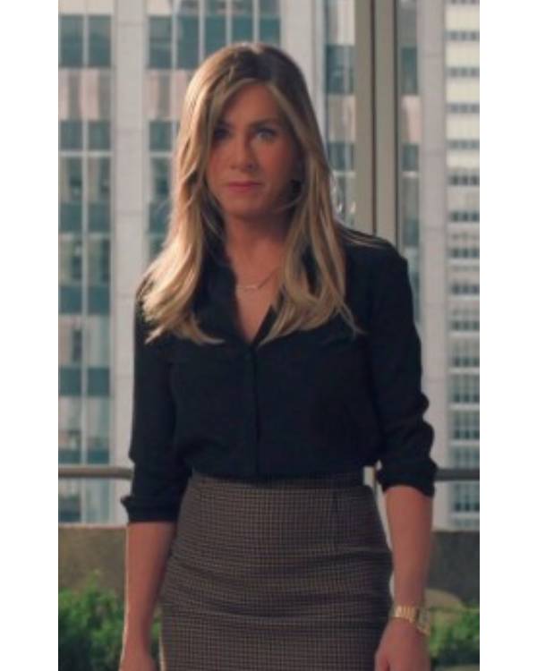 The Morning Show Jennifer Aniston Black Blouse
