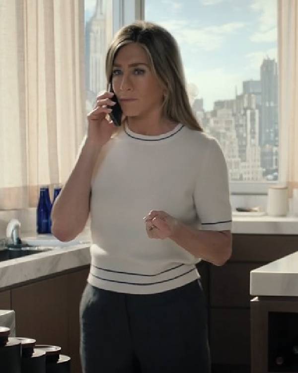 The Morning Show Jennifer Aniston White Sweater