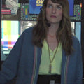 The Morning Show S04 Blue Striped Cardigan