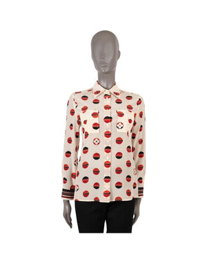 The Today Show 2025 Daryn Carp Printed Silk Blouse