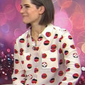 The Today Show 2025 Daryn Carp Printed Silk Blouse