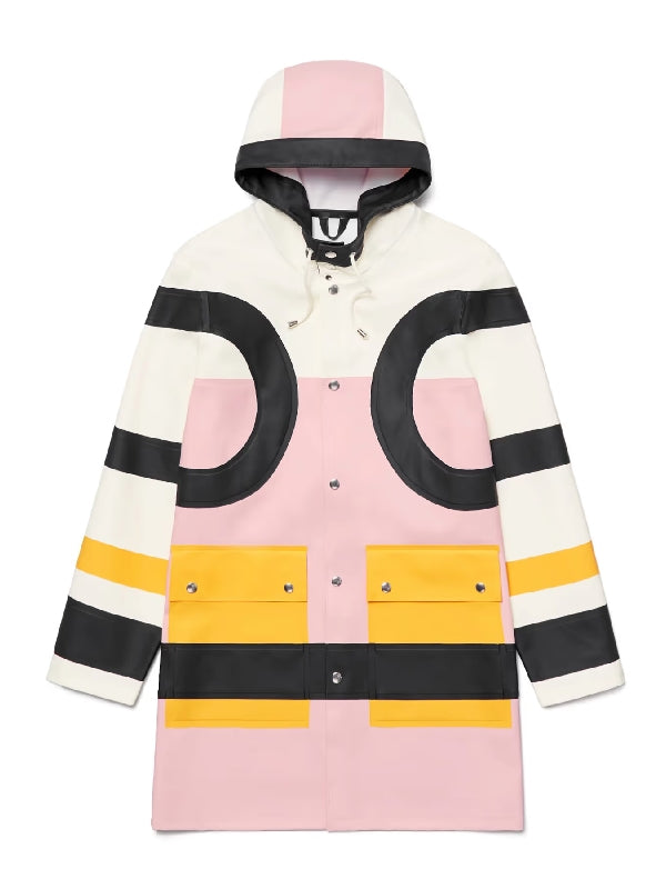 The Traitors New Blood 2026 Pink Colorblock Raincoat