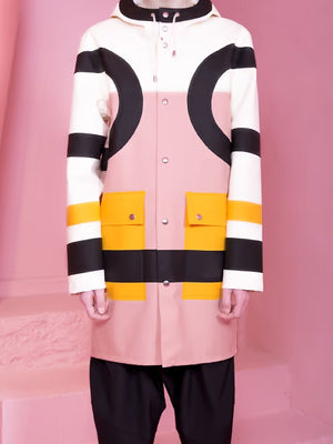 The Traitors New Blood 2026 Pink Colorblock Raincoat