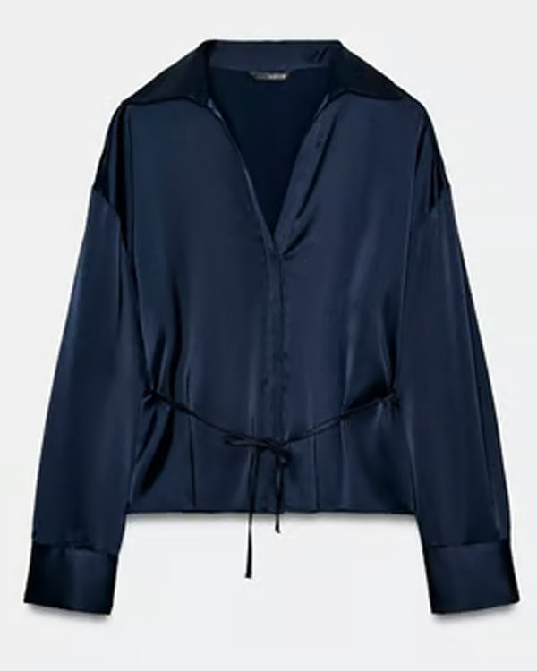 The Young And The Restless 2026 Sharon Case Blue Belted Blouse - view 2