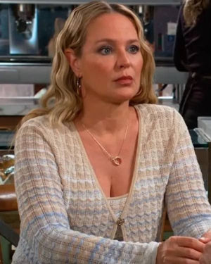 The Young and the Restless Sharon Newman Ombre Knit Top
