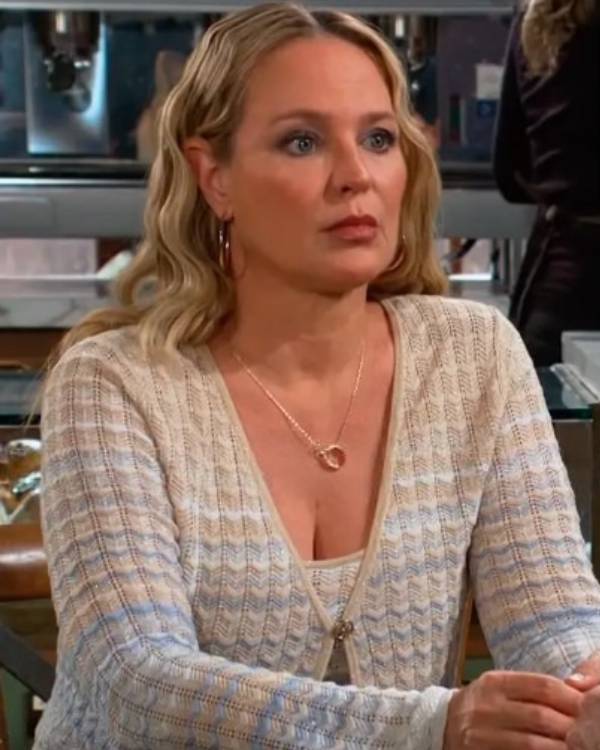 The Young and the Restless Sharon Newman Ombre Knit Top