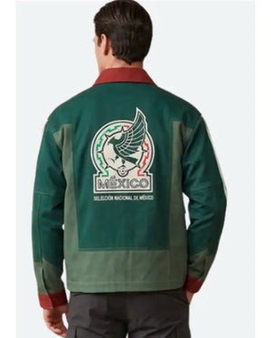2026 Green Worker Jacket with Red Trim - view 3