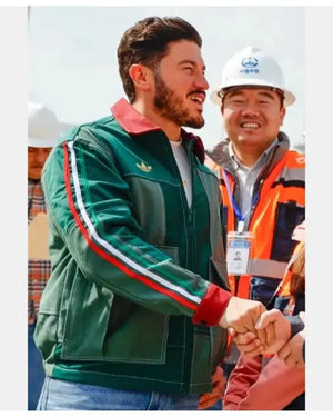 2026 Green Worker Jacket with Red Trim - view 2