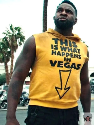 This Is What Happens In Vegas Obliterated Yellow Hoodie