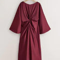 This Morning 2026 Alison Hammond Burgundy Twist Front Dress
